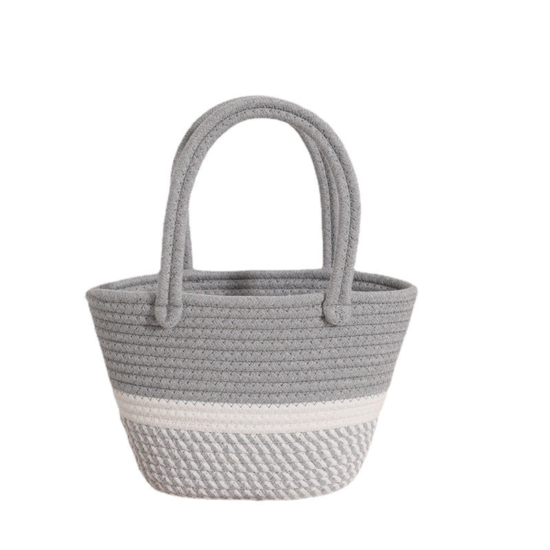 Fashionable Handbag Made of Braided Textile Kalsten