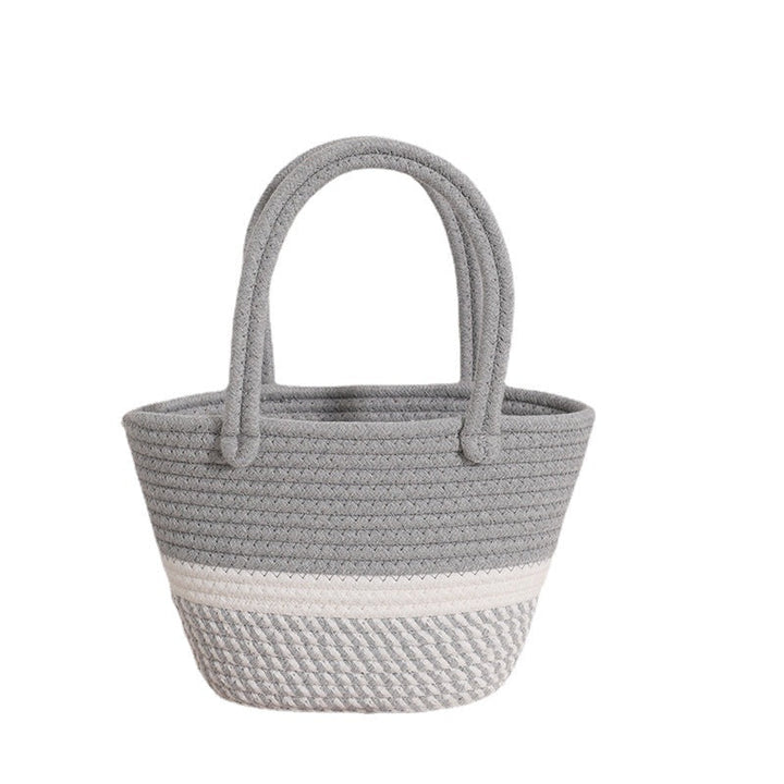 Fashionable Handbag Made of Braided Textile Kalsten