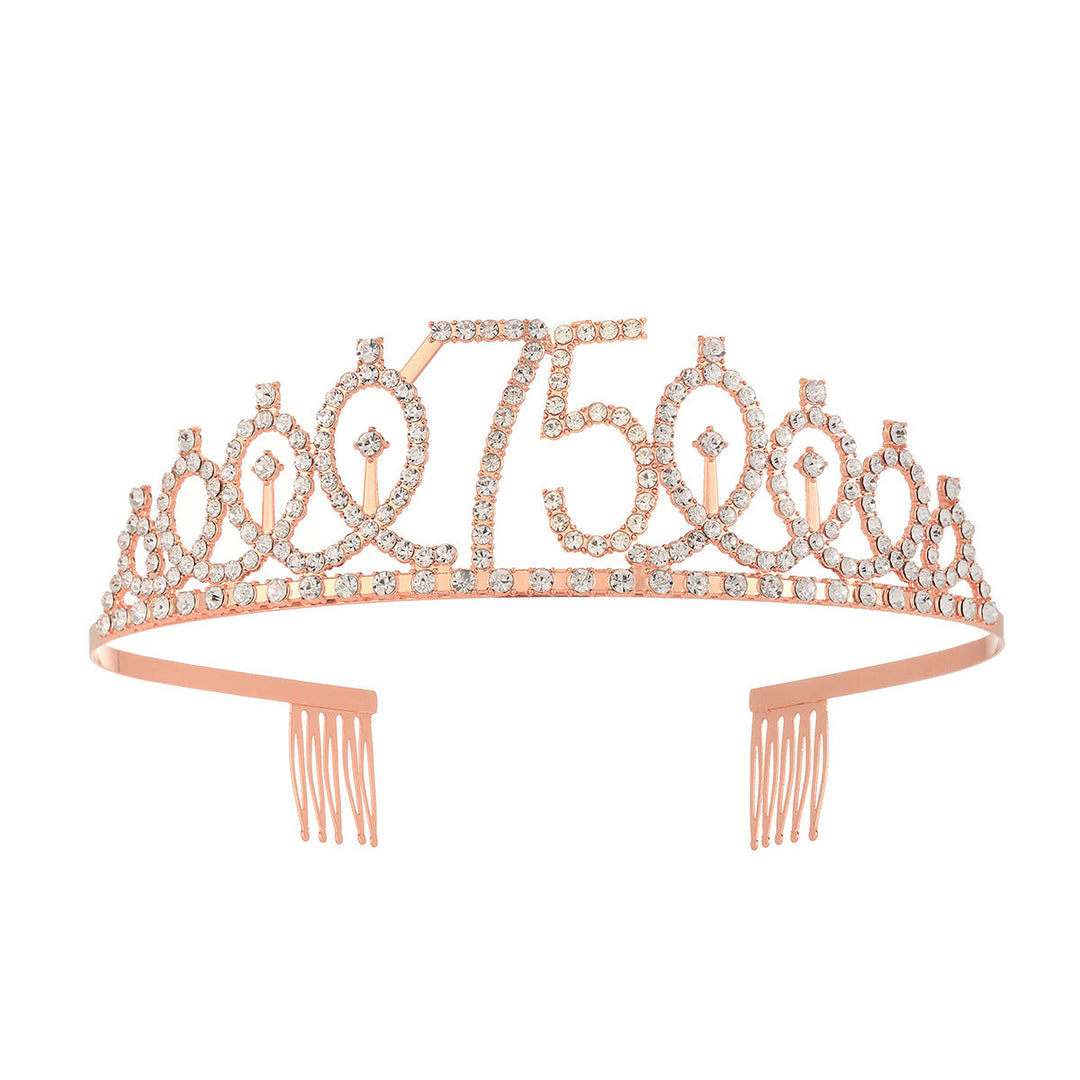 Women's Crystal-Embellished Tiara with Elegant Design Kalsten