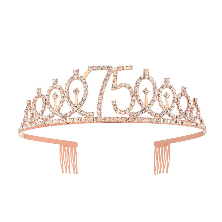 Women's Crystal-Embellished Tiara with Elegant Design Kalsten