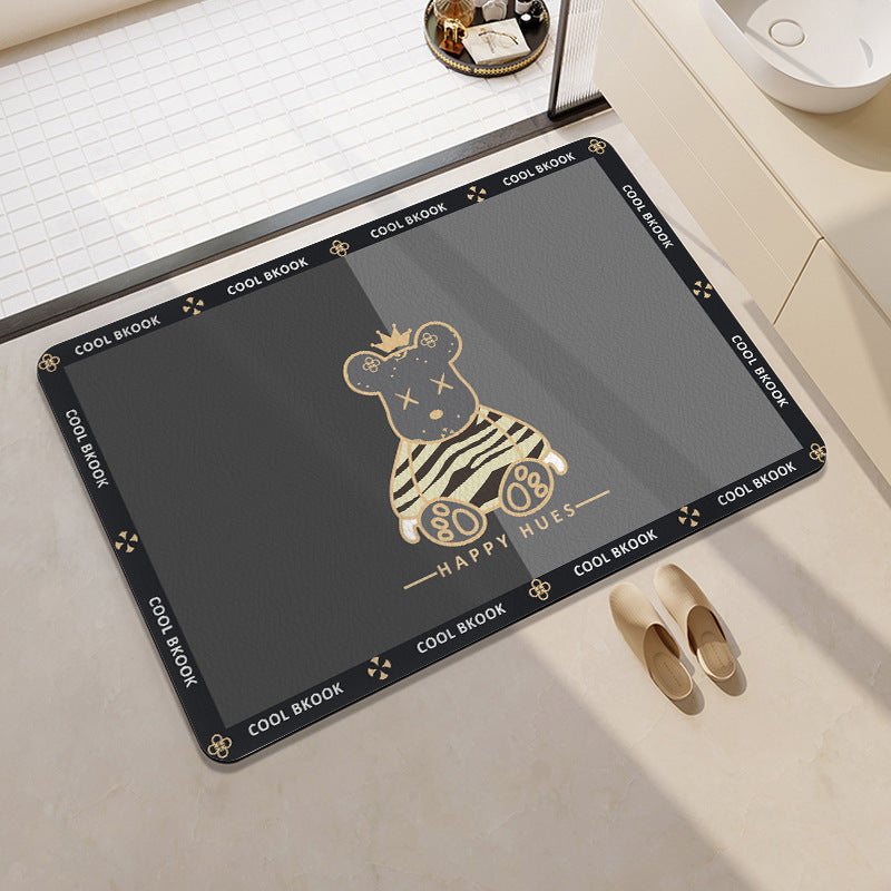 Citrus-Themed Comfort Bath Mat Acalora