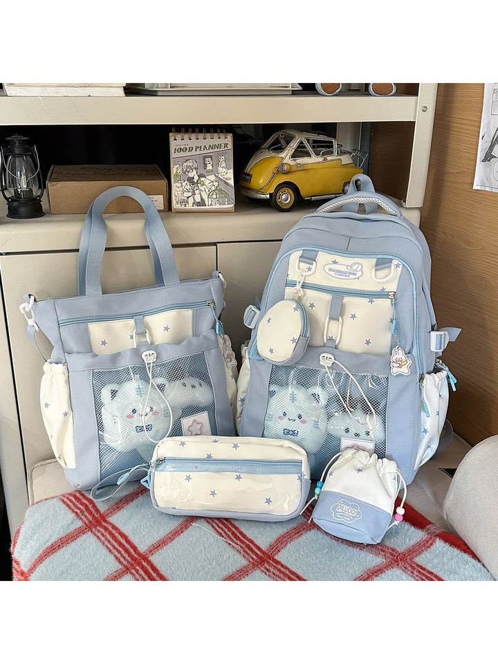 Plush School Backpack Set Kalsten