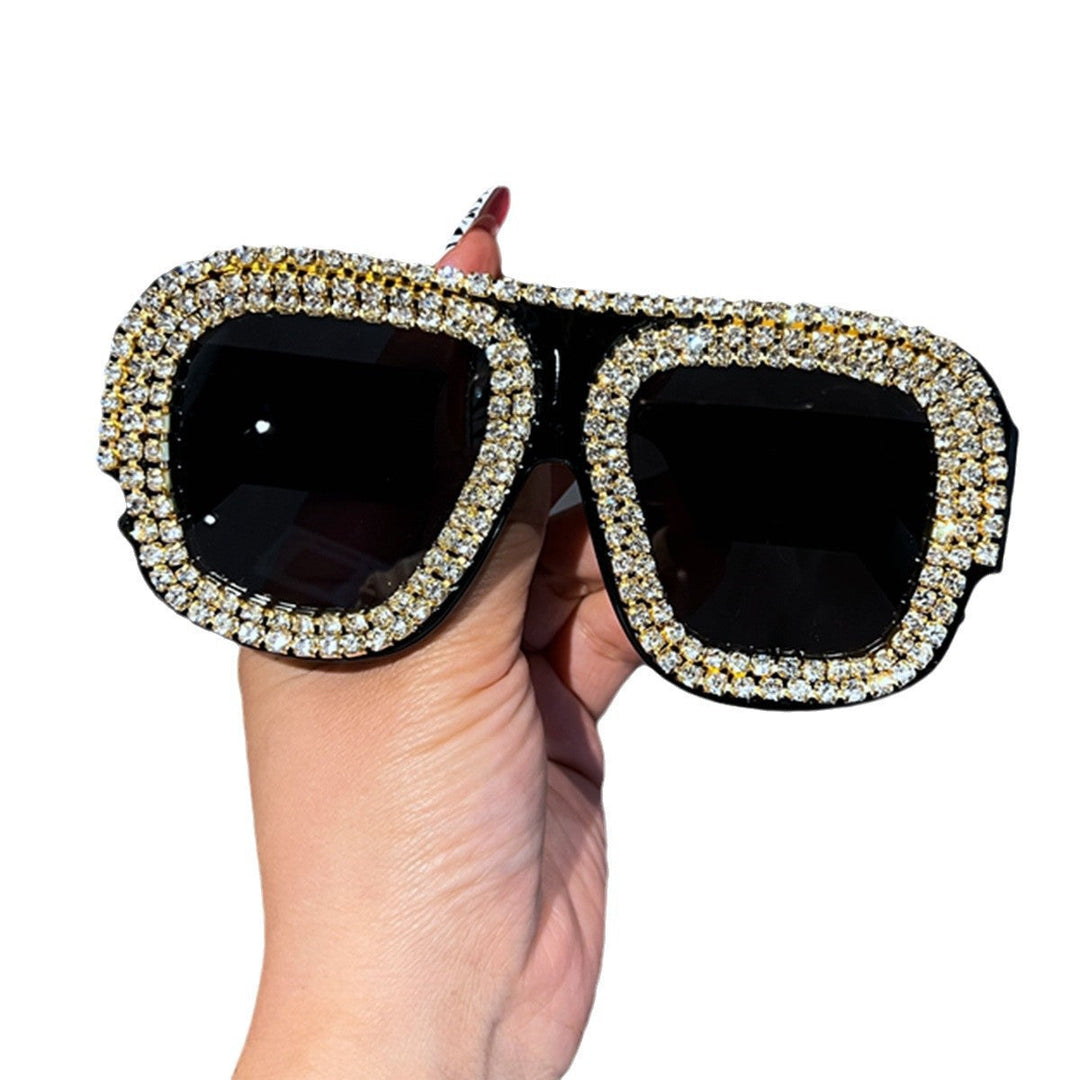 Ladies Glamorous Sunglasses with Extravagant Crystal Frame Kalsten