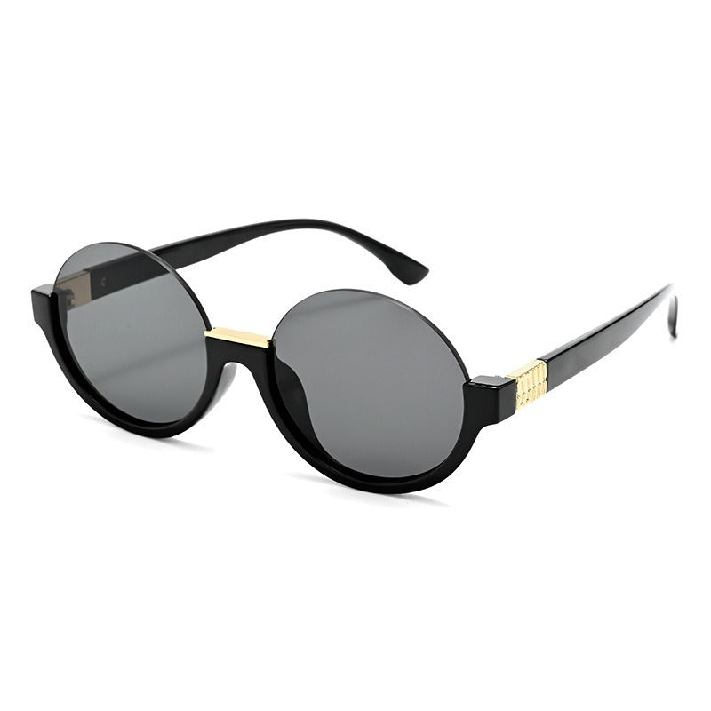 Women’s modern round sunglasses with elegant accents and UV protection Kalsten