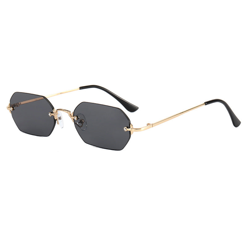 Women's fashionable octagonal sunglasses with elegant metal frame Kalsten