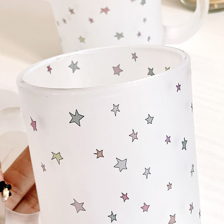 High-quality ceramic mug with sparkling star design Kalsten