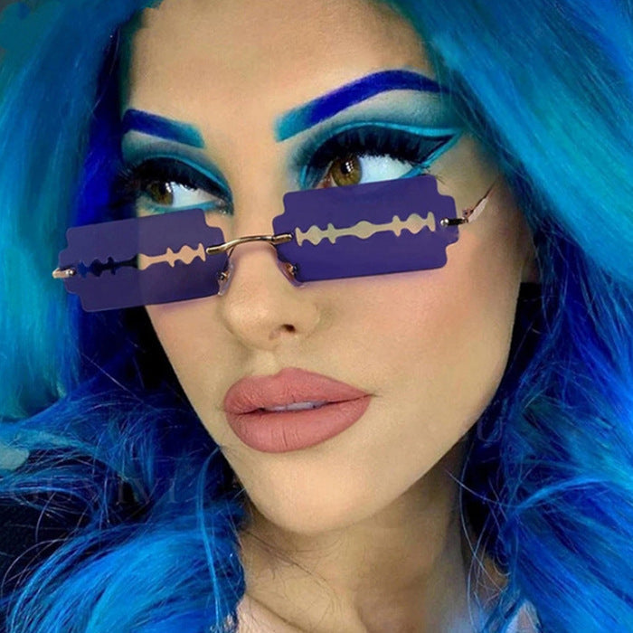 Women's Fashionable Retro Sunglasses in Unique Design Kalsten