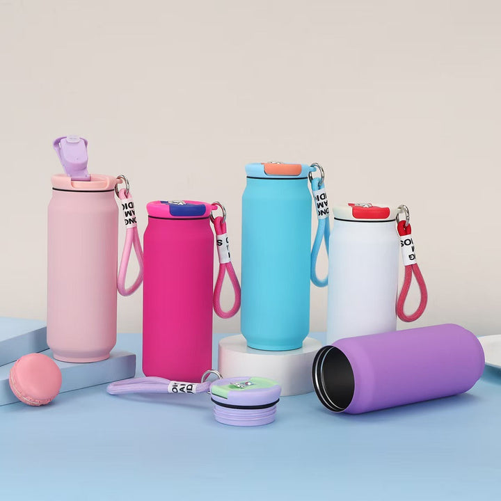 Women insulated water bottle with practical carry handle Kalsten