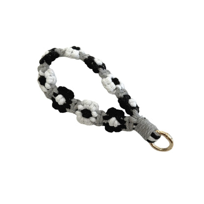 Floral Macrame Keychain Holder Acalora