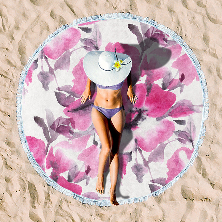 Rundstrand towel with unique sunset design Kalsten