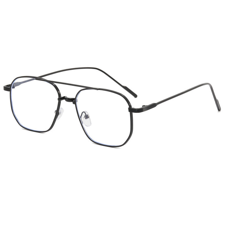 Women's fashionable geometric glasses with elegant metal frame Kalsten