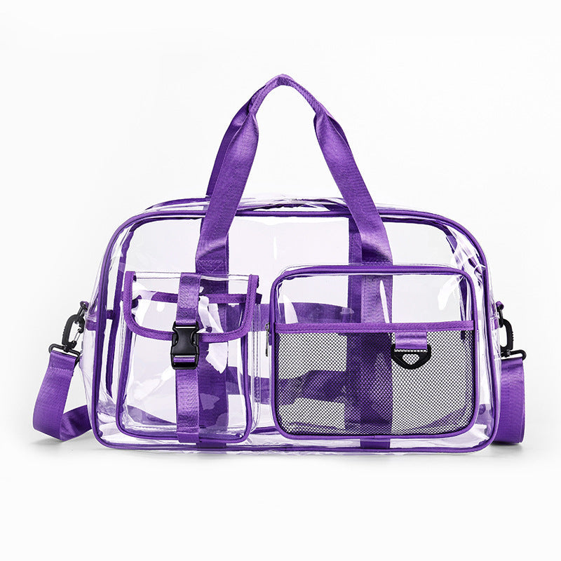 Transparent sports bag with multifunctional compartments Kalsten