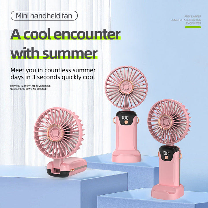 Unisex Portable Digital Handheld Mist Fan Kalsten