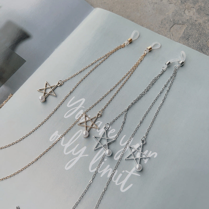 Star-Motif Eyewear Holder Chain Kalsten