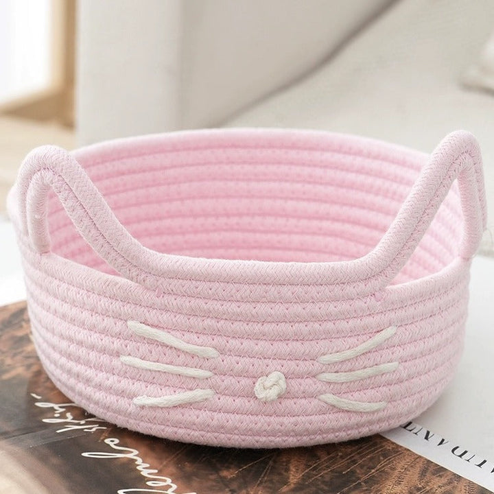 Women Playful Storage Basket in Cat Design Kalsten