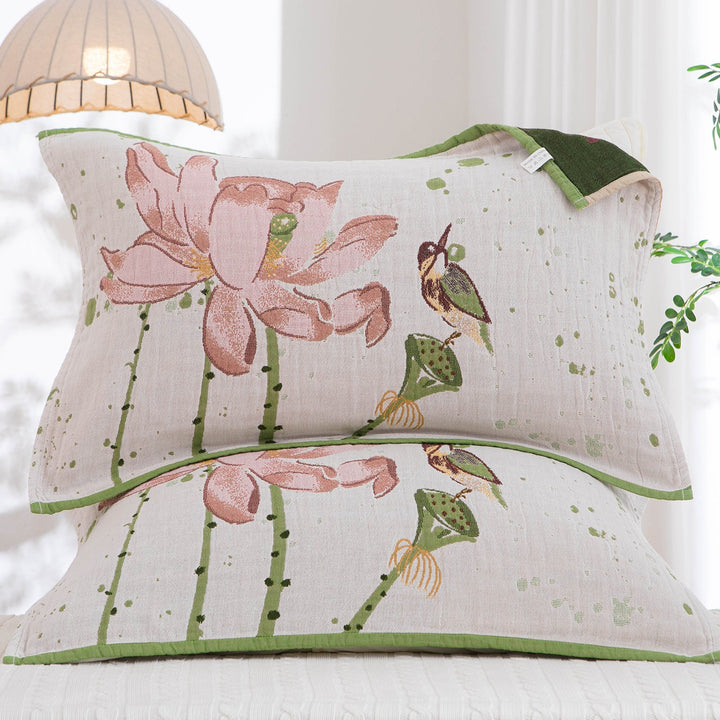Women Decorative Pillow with Floral Pattern and High-Quality Cotton Kalsten