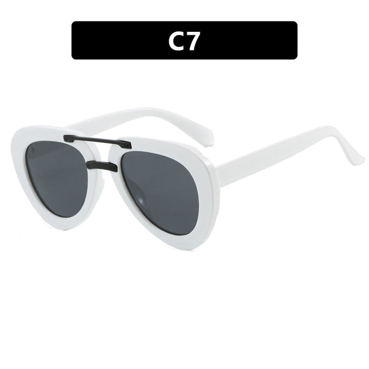 Womens extravagant sunglasses in modern heart design Kalsten