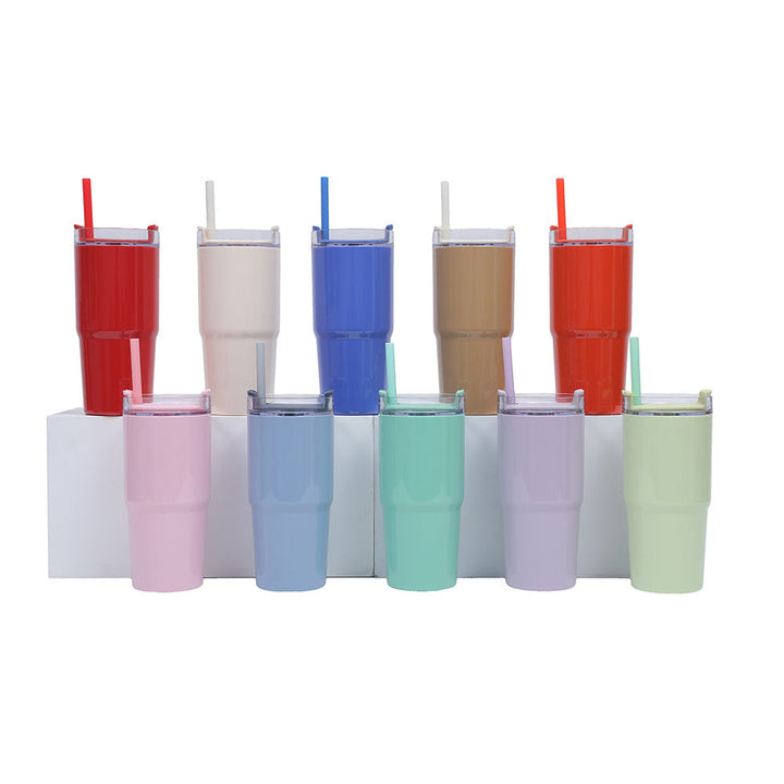 Women's Reusable Drinking Cups with Integrated Straw Kalsten