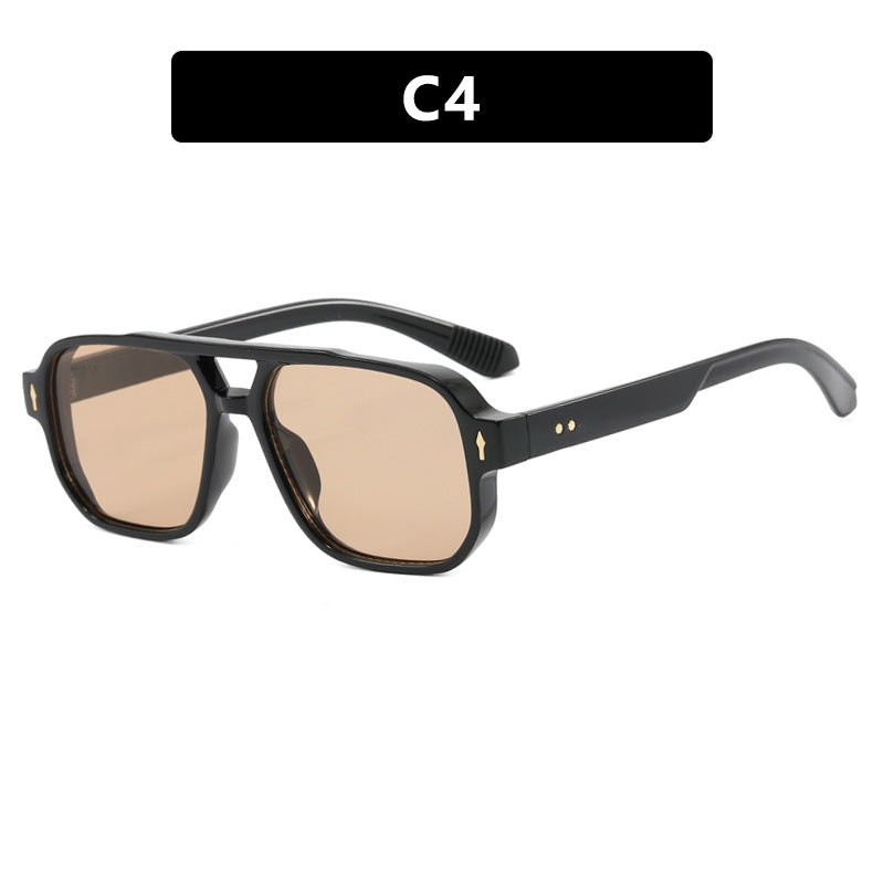 Women's trendy square sunglasses with luxurious details Kalsten