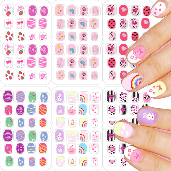 Themed Summer Beach Nail Art Press-On Nails Kalsten