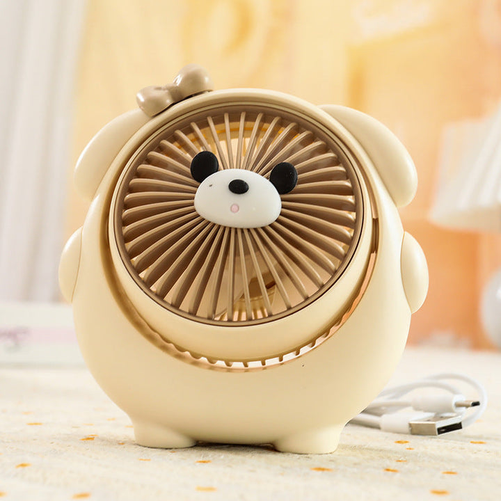 Cute Panda-Shaped Handheld Fan Kalsten