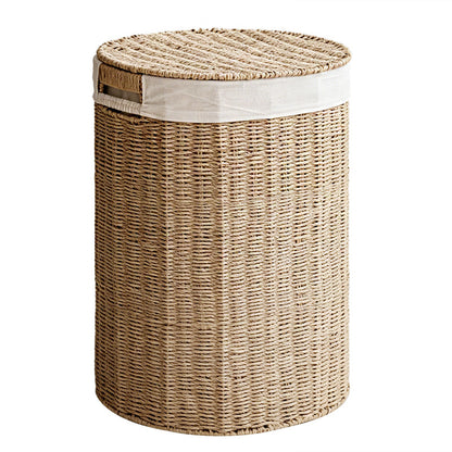 Stylish laundry basket made of natural material Acalora