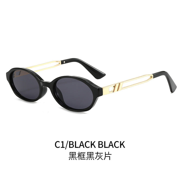 Women Elegant Sunglasses in luxurious tortoiseshell design with golden metal accents Kalsten