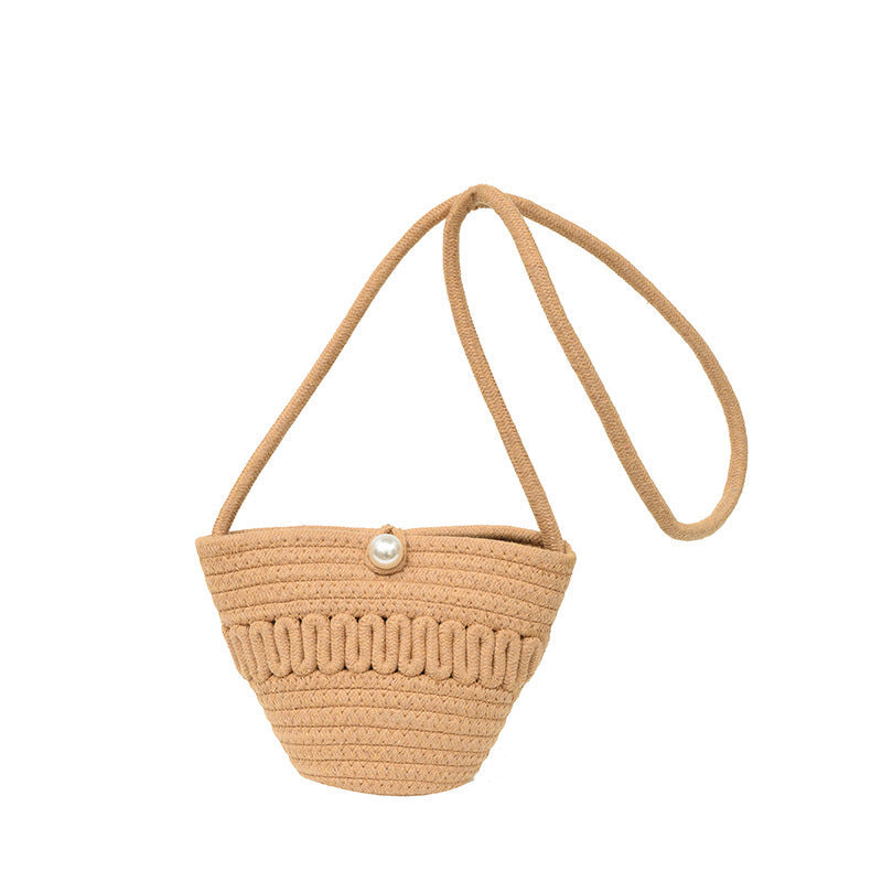 Playful Crossbody Bag Made of Braided Material Kalsten