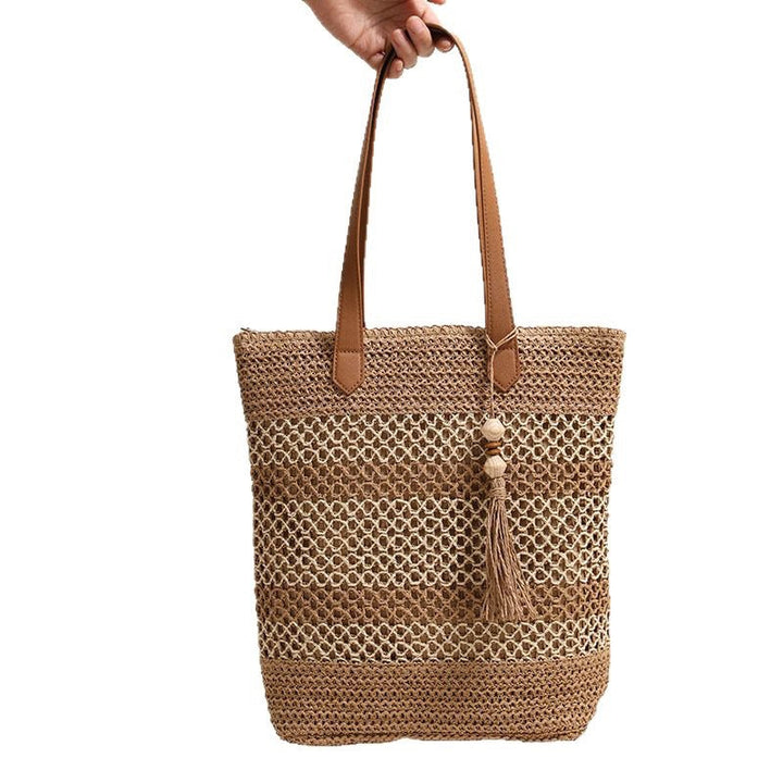 Braided Tote Bag Made From Natural Materials Kalsten