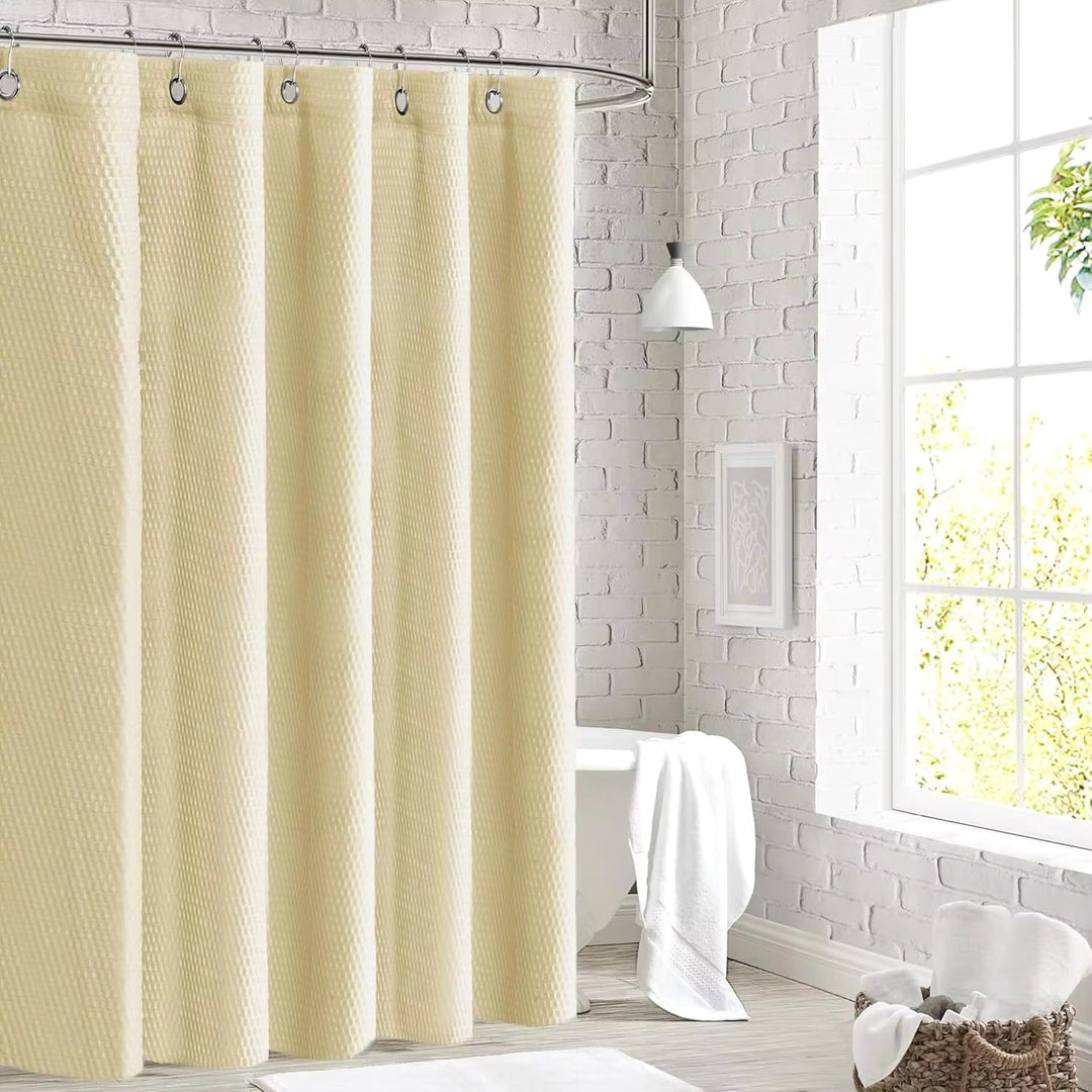 Textured Fabric Shower Curtain Kalsten