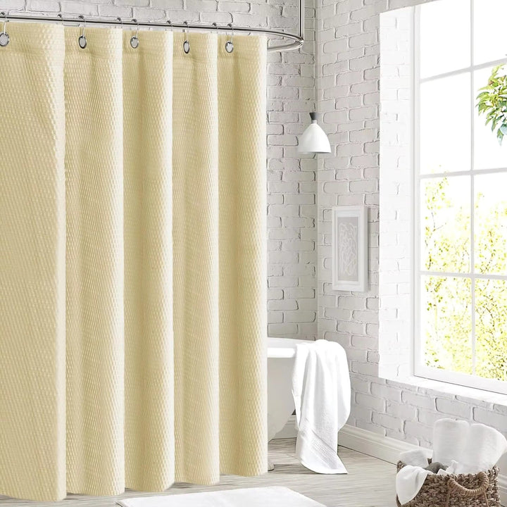 Textured Fabric Shower Curtain Kalsten