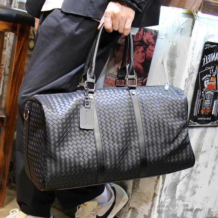 Stylish and Spacious Travel Bag in Elegant Woven Design Kalsten