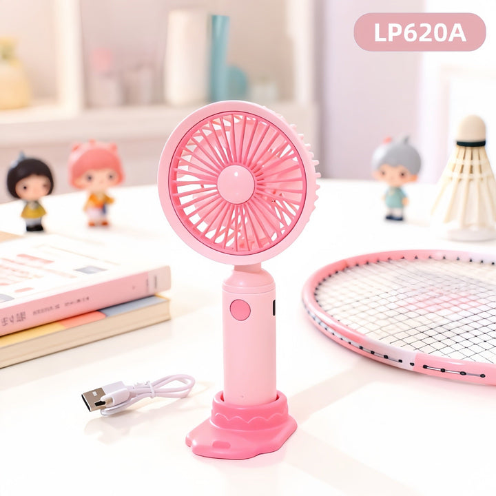 Women's Portable Mini Fan with Flexible Mount and USB Connection Kalsten
