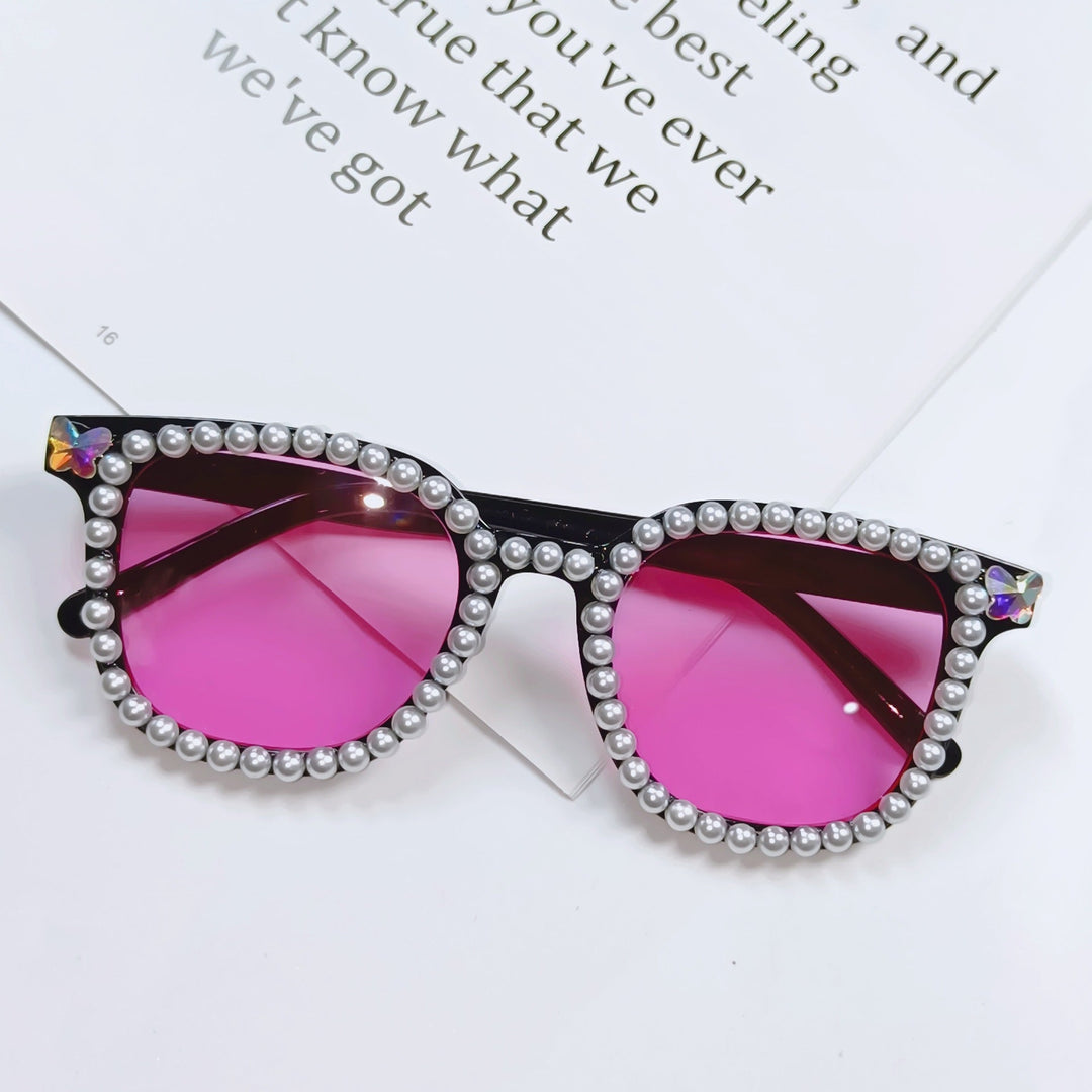 Ladies Glamorous Sunglasses with Pearl Frame Kalsten