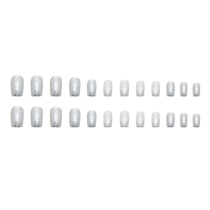 Elegant Crystal Accent Press-On Nail Tips Kalsten