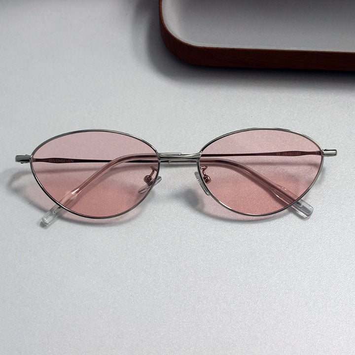 Fashionable Rectangular Glasses with Fine Metal Frame Kalsten