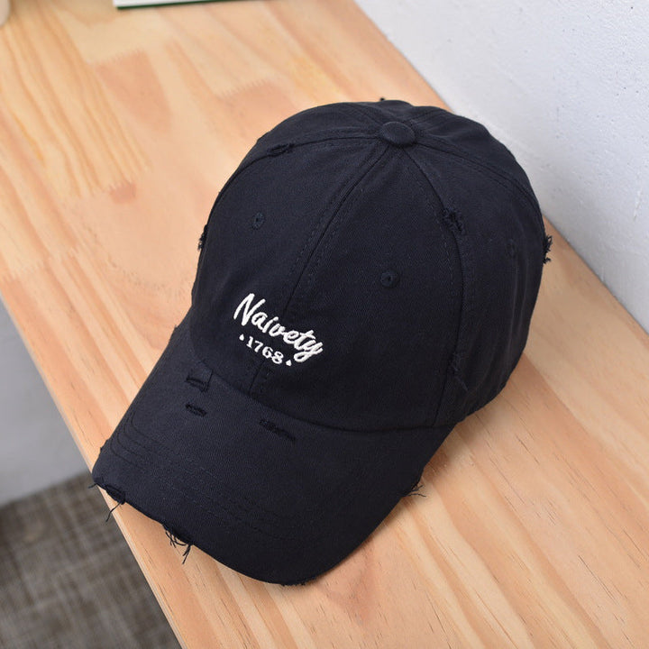 Men's Distressed Vintage Cotton Baseball Cap Kalsten