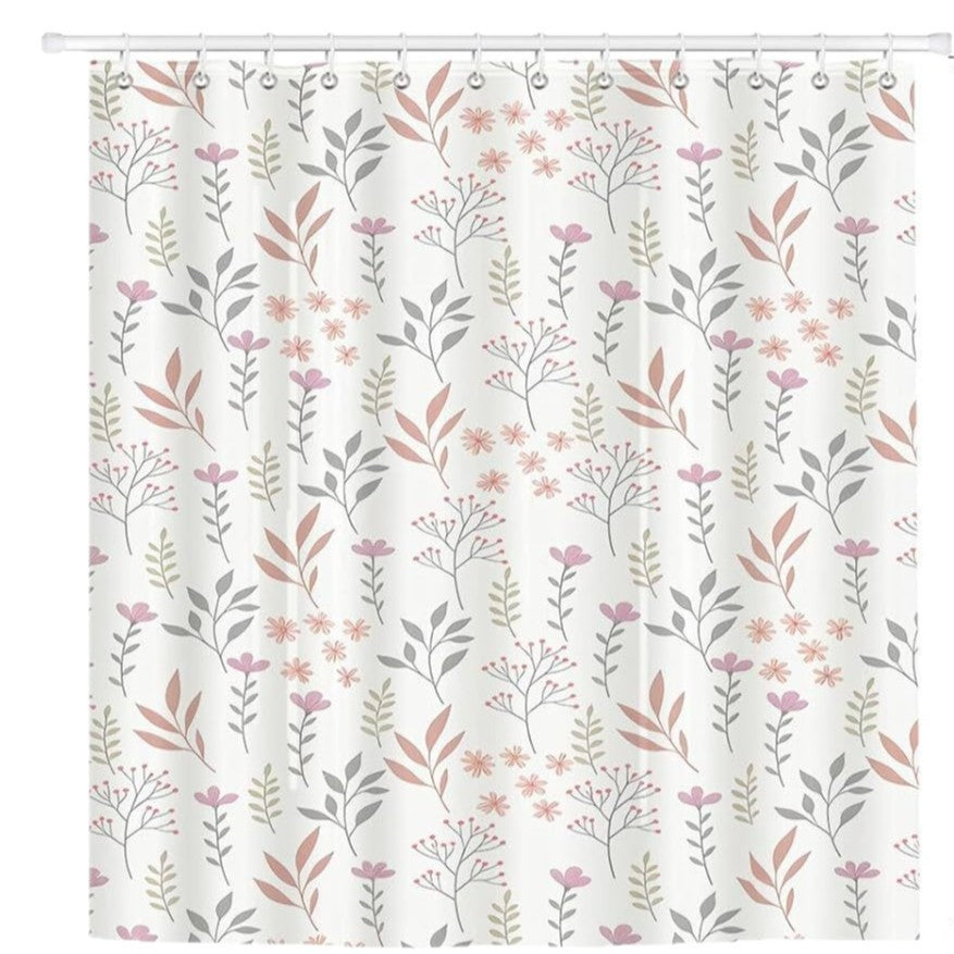 Floral Print Shower Curtain Kalsten