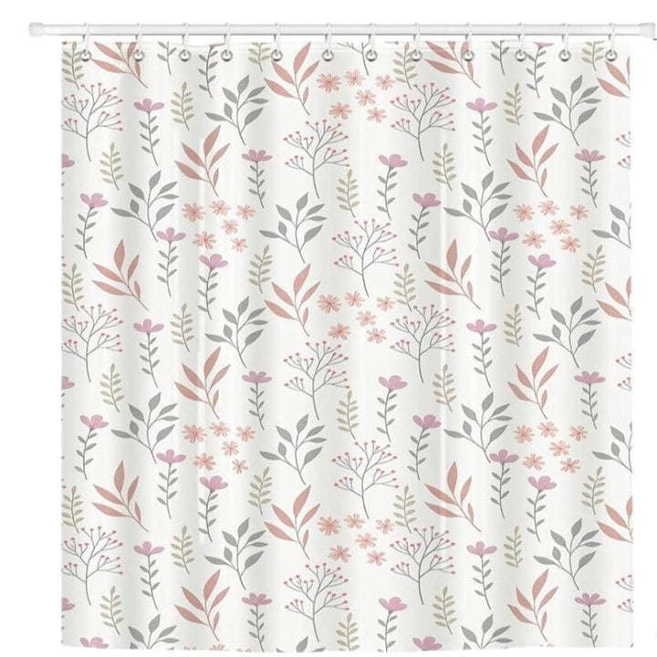 Floral Print Shower Curtain Kalsten