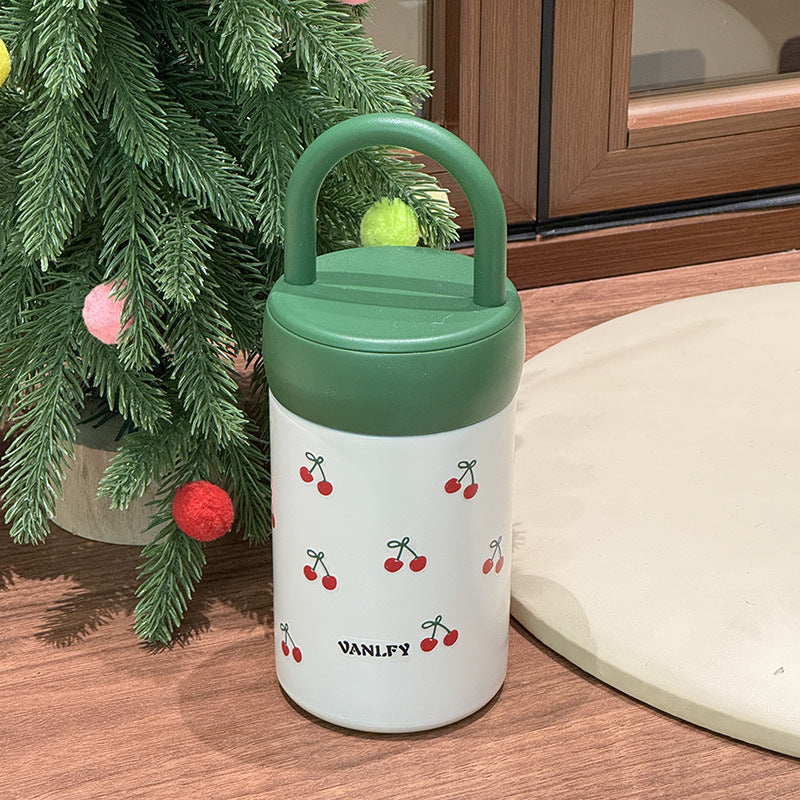 Women's Insulated Drinking Cup with Fruity Cherry Design Kalsten