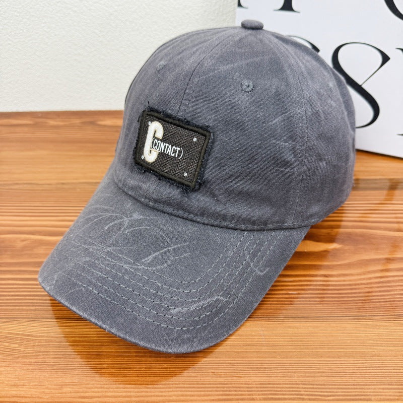 Men's Vintage-Inspired Distressed Cap Kalsten