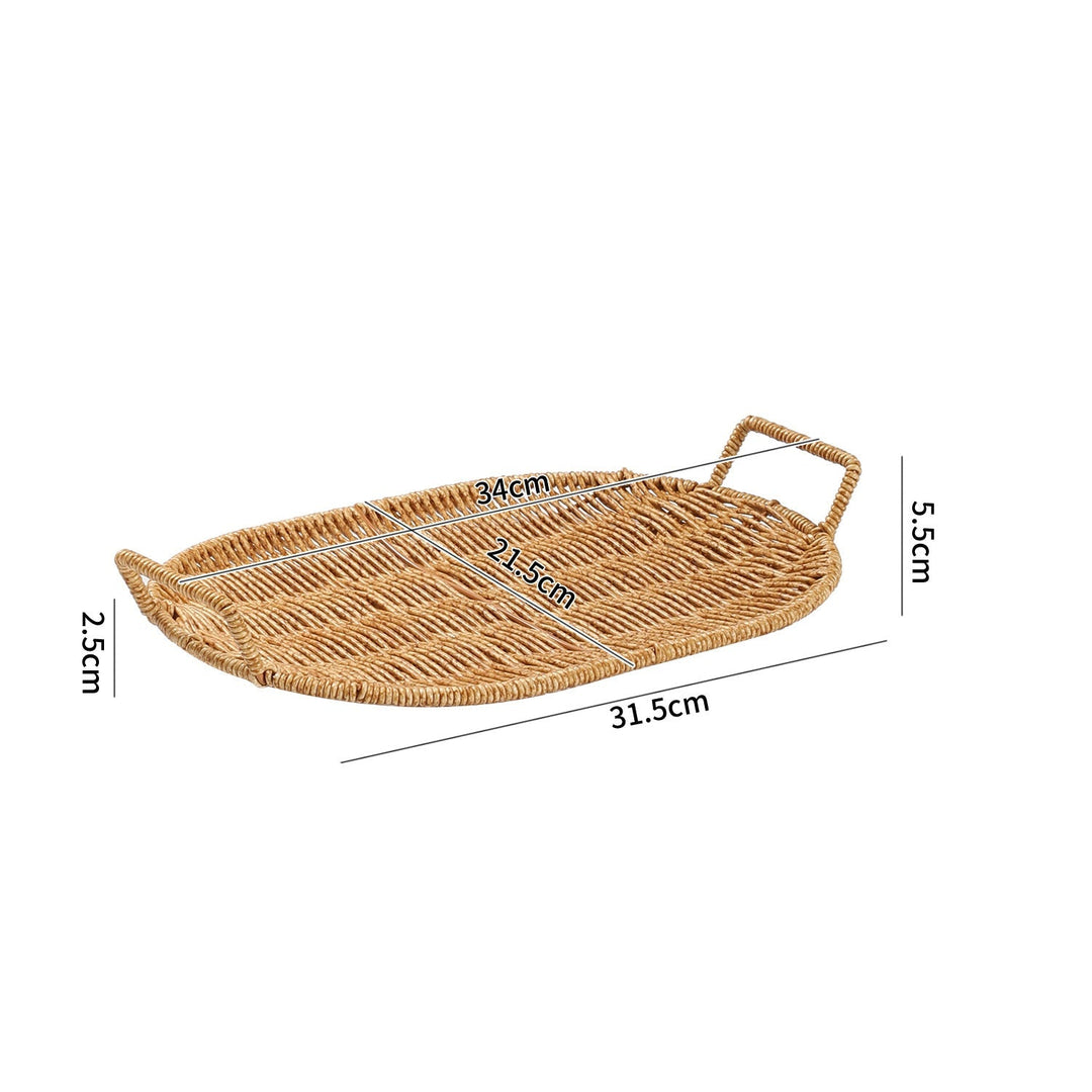 Handwoven Decorative Serving Basket Kalsten