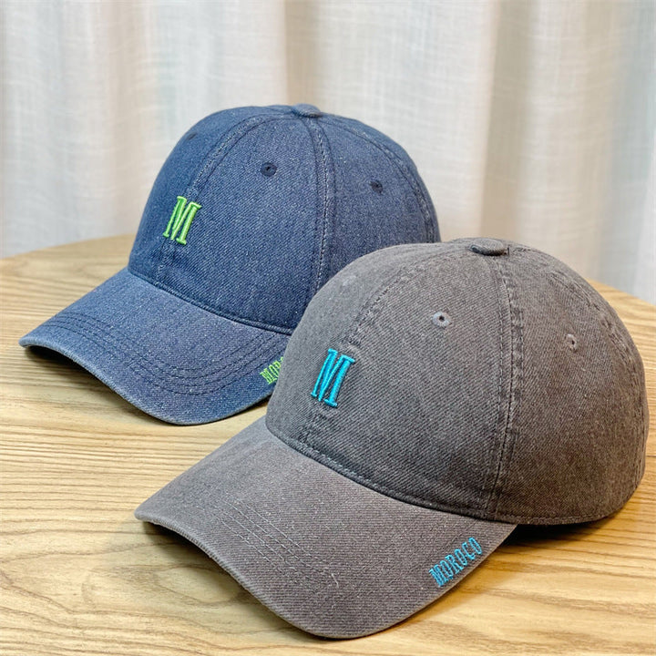 Men's Embroidered Denim Baseball Cap Kalsten
