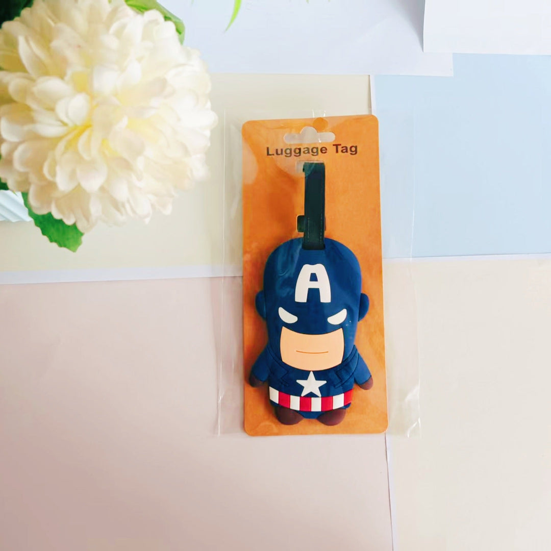 Unisex Silicone Superhero-Themed Luggage Tag Kalsten