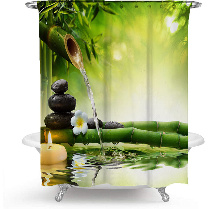 Tranquil Zen Nature Shower Curtain Kalsten