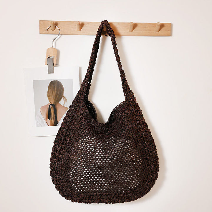 Hand-knotted net tote bag Kalsten