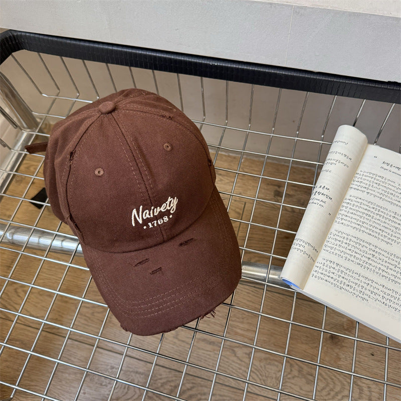 Men's Distressed Cotton Baseball Hat Kalsten