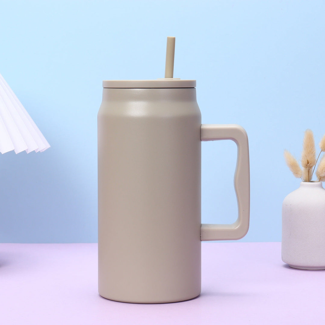 Ladies stylish insulated cup with removable straw Kalsten