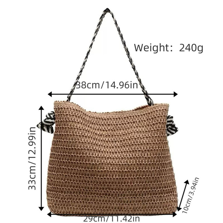 Large shopping bag with woven design Kalsten