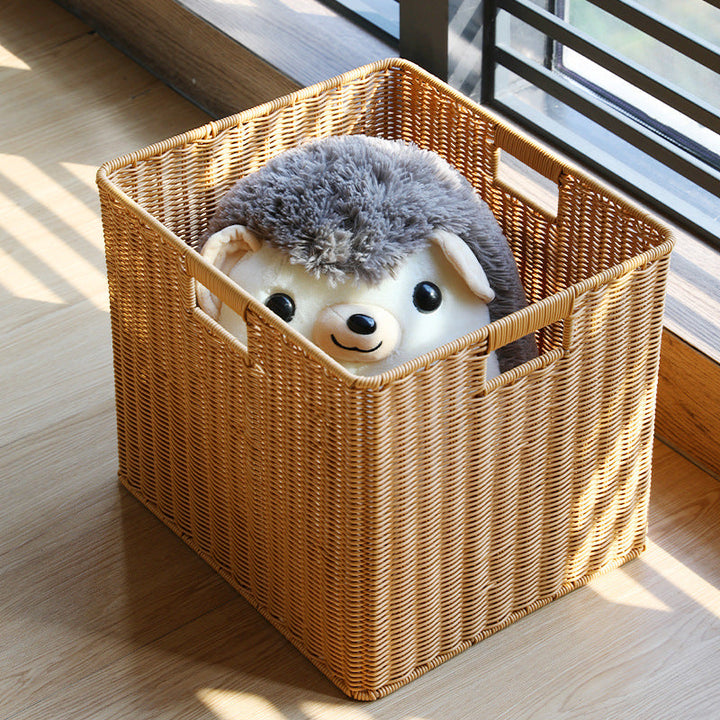 Unisex Spacious Storage Basket made of Woven Natural Material Kalsten
